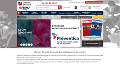 Desktop Screenshot of dumont-securite.fr